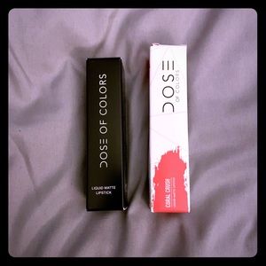 2 NIB Dose of colors liquid lipsticks